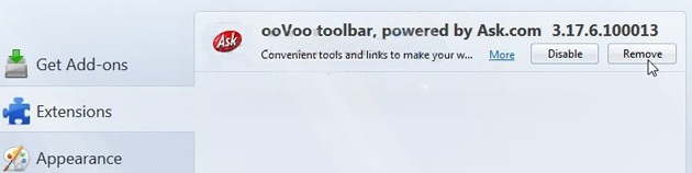 get rid of ask toolbar on firefox for mac